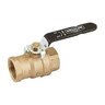 Aqualine Backflow Ball Valve Lead Free 1 in. w/ Test Port & T-Handle
