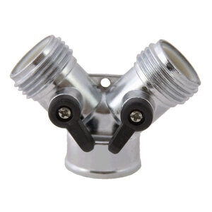 Zinc 3/4 in. Hose Wye-Shutoffs w/ Hang Tag