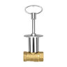 Aqualine Angle Log Gas Valve w/ Key 1/2 in.