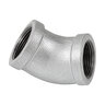 Aqualine 2-1/2 in. Galvanized 45 Degree Elbow