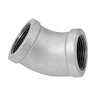 Aqualine 3 in. Galvanized 45 Degree Elbow
