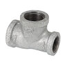 Aqualine 1-1/4 in. x 1-1/4 in. x 1/2 in. Galvanized Reducing Tee