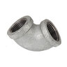 Aqualine 6 in. Galvanized 90 Degree Elbow