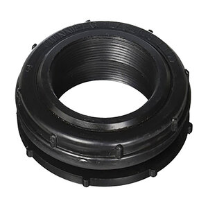 Aquascape Bulkhead Black PVC 3 in. Threaded 