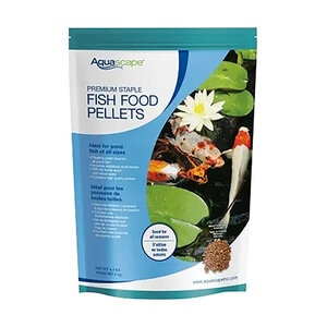 Aquascape Premium Staple Fish Food Pellets Mixed Pellets 4.4 LB/2 KG