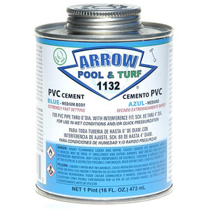 Arrow Pool & Turf PVC Cement 32 oz.