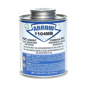 Arrow Medium Body Gray Glue 1/2 Pint
