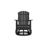 Buckingham Swivel Glider Chair Black 31 in. x 31 in. x 42 in.