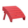 Buckingham Outdoor Ottoman Red
