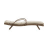 Farmhouse Wicker Chaise Lounge w/ Cushions 30 in. x 79 in. x 39-3/4 in.