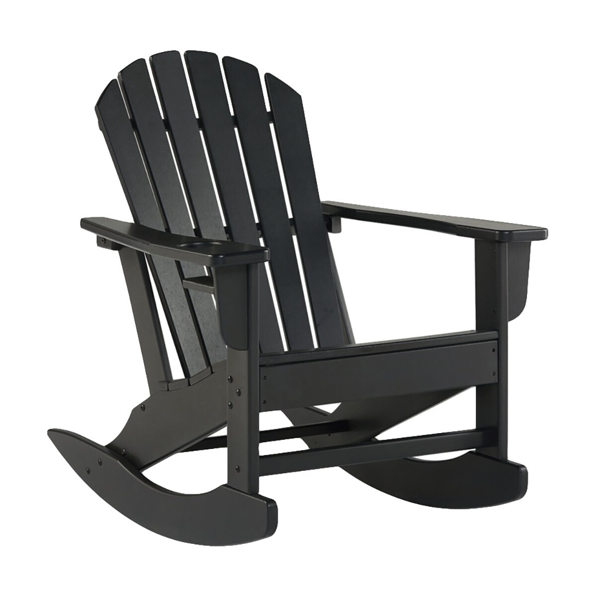 Buckingham Rocking Chair Black 31-1/4 in. x 35-1/4 in. x 37 in | SiteOne US