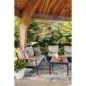Carlsbad Beach Outdoor Dark Brown 4 pc. Set (Sofa, 2 Chairs, Table)