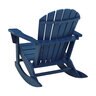 Sundown Treasure Adirondack Rocking Chair Navy 31-1/4 in. x 35-1/4 in. x 37 in.