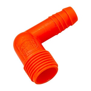 Orange 1/2 Funny Pipe Elbow