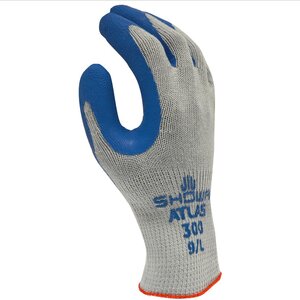 Atlas Rubber Gloves Blue Medium