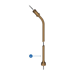 B&G Extension, Brass 9"-Ve-154