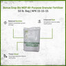Bonus Crop 15-15-15 AM Bio MOP All-Purpose Granular Fertilizer 50 lb. Bag
