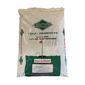 BCF Hou-Actinite 6-3-0 100% Bio 1% Fe All Purpose Granular Fertilizer 50 lb. Bag