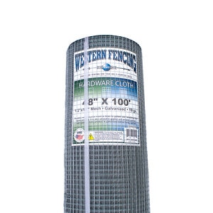 BMD Western Fencing Hardware Cloth Galvanized 19 ga. 1/2 in. Mesh 48 in. x 100 ft. Roll