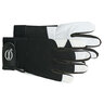 Boss Chore Glove Goatskin Leather Reusable White and Black Large 