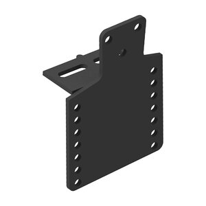 B-OEM PB SPT PLT, DR, CHEV 88UP, WELD, BLACK PBA02228 BOSS