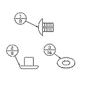 B-OEM Fastener Kit Joystick