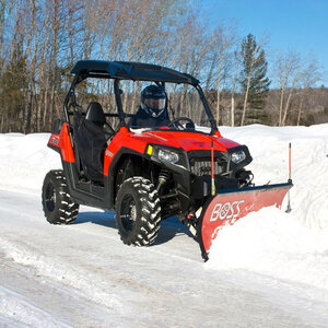 BOSS 5 ft. 0 in. ATV Poly Straight Blade Crate