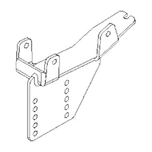 B-OEM PB SPT PLT, DR, GM 3/4T, 11NEWER, WELD, BLK PBA09202 BOSS