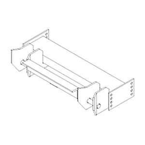 B-OEM PUSHBEAM ASM RTII/FORD 92-97, WELD, BLA PBA03503 BOSS