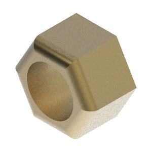 BOSS Snowrator Grade B Lock Nut Cad/Wax 1/2 in. -13
