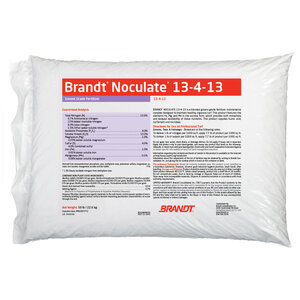 BRANDT Noculate 13-4-13 1 % Fe 0.5% Mn MU Bio Greens Grade Soluble Fertilizer 50 lb. Bag