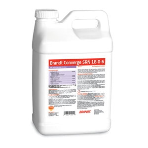 BRANDT Converge 18-0-6 30% SRN Micros Fertilizer 2.5 gal.