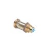 Badger Meter Flow Sensor Insert Wired Brass Saddle Mounted 2 in. NPT (for Lg. Dia. Pipe)