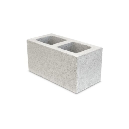 888 Concrete Block Smooth Precision Half 225 Lightweight Gray 8 in. x 8 ...