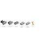 Basalite Geowall Return/Corner Straight Face Gray 18 in. x 9 in. x 8 in. (50 pc./pallet)