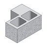 8816 Basalite Concrete Block Ground Face GF Corner OE Color 225 WR 8 in. x 8 in. x 16 in. (90 pc./pallet)