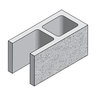 8816 Basalite Concrete Block Ground Face GF OE STD Color 225 WR 8 in. x 8 in. x 16 in. (90 pc./pallet)