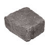 Basalite Borgert Strassen Wall Trapezoid Charcoal 4 in. x 8 in. (63 pc./pallet)