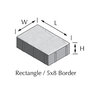 Basalite Artisan Slate Paver Rectangle Positano 5-1/2 in. x 8-1/4 in. (121 sq. ft./pallet)
