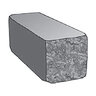 Basalite Rustic Wall Standard Tumbled Positano 12 in. x 8 in. x 4 in. (88 pc. /pallet)