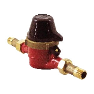 Baseline Brass 3/4 in. Flow Meter w/ Integrated Flow Decoder, Male Threaded