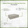 Belgard Diamond Pro Wall Cap Stone Gray (64 pc./pallet)