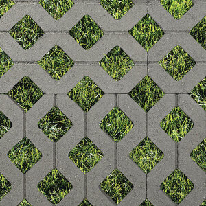 Belgard Turfstone Permeable Paver Gray 16 in. x 24 in. 80 mm (101 sq. ft./pallet)