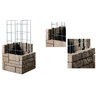 Belgard Tandem Wall Column Kit (1 Column Grid & 1 Bag of 50 Connectors)