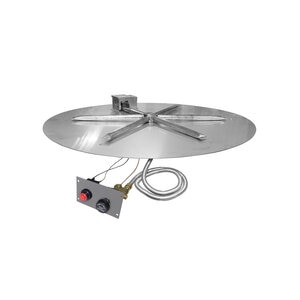 Belgard Elements 34 in. Round Gas Fire Pit Burner Kit Insert