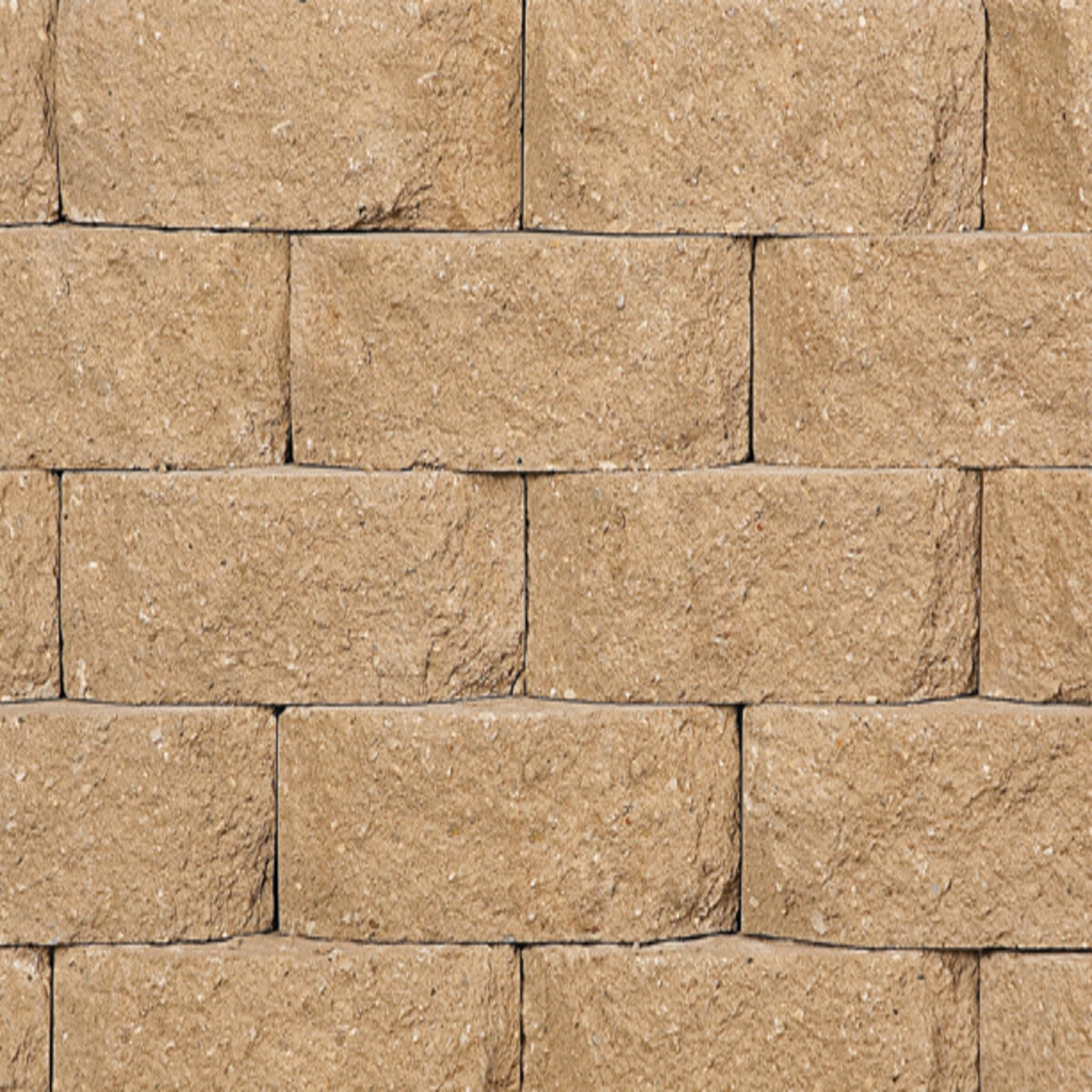Belgard Windsor Stone Wall Block Tan 4 in. x 12 in. x 7 in. (126 pc ...