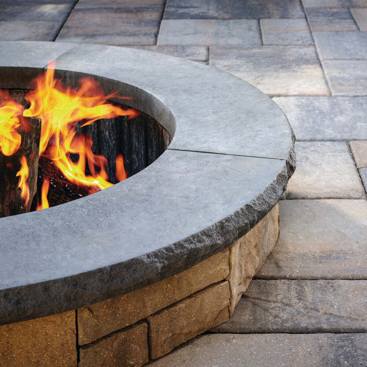 Belgard Anchor Pier Cap/Column Cap Anthracite 24 in. x 24 in. (8 pc ...