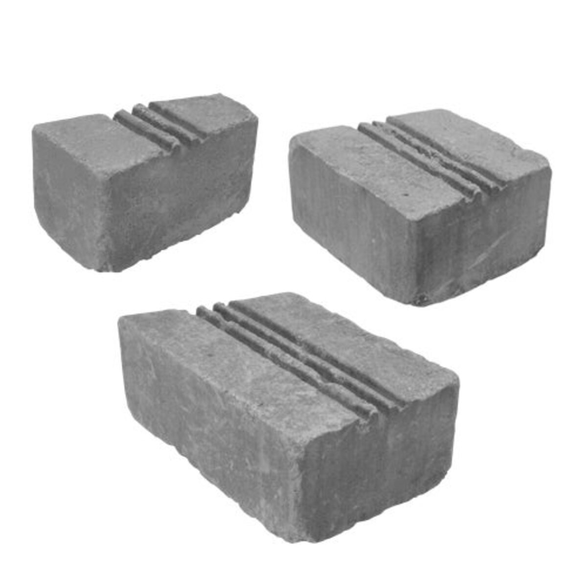 Belgard Castle Manor Wall Block 3 pc. Tumbled Napoli 6 in. x 10 in. (31 ...