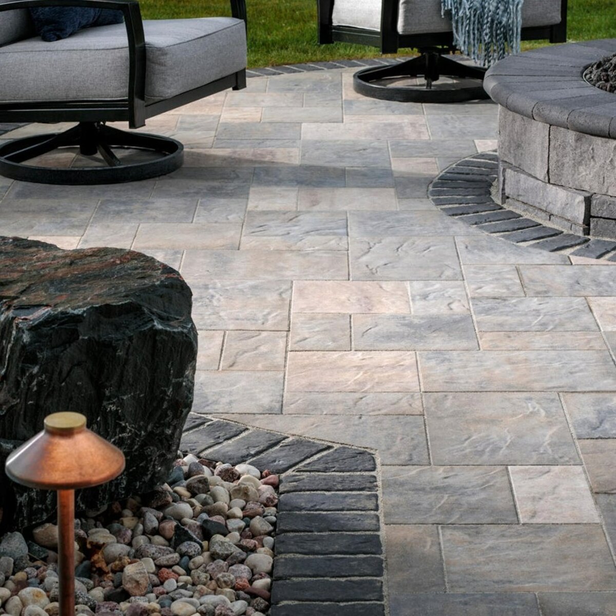 Belgard Catalina Slate Stone 3 pc. (6 in. x 12 in., 9 in. x 12 in., 12 ...