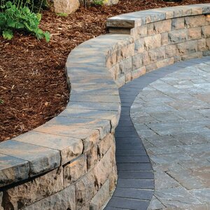 Belgard BelAir 2.0 Wall Cap Dark Charcoal/Graphite 13-1/2 in. (144 pc./pallet)